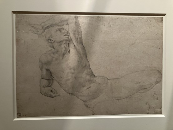 Michelangelo sketch from Isabella Gardner Museum